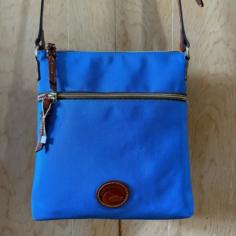 Dooney and Bourke Blue Nylon Crossbody Bag